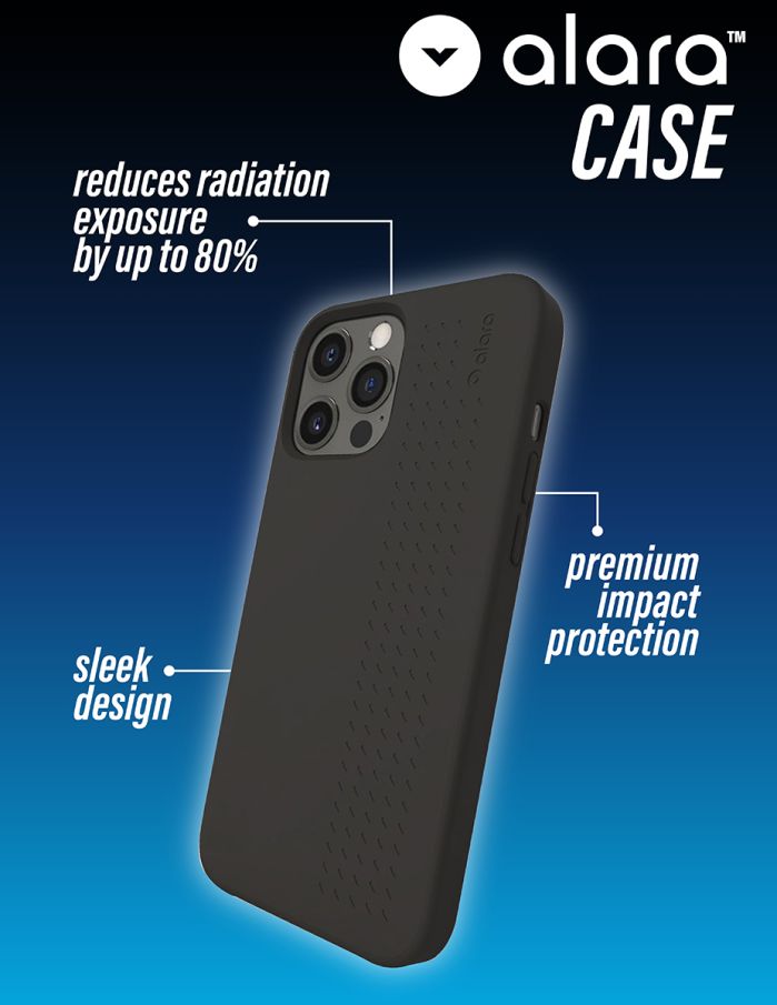 Best Radiation Protection Case for iPhone 13 Pro - Blue | Powered by Alara