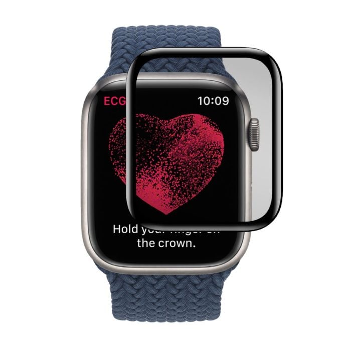 World s Best Screen Protector for Apple Watch Series 7 8 9 45mm Watch 5X Stronger