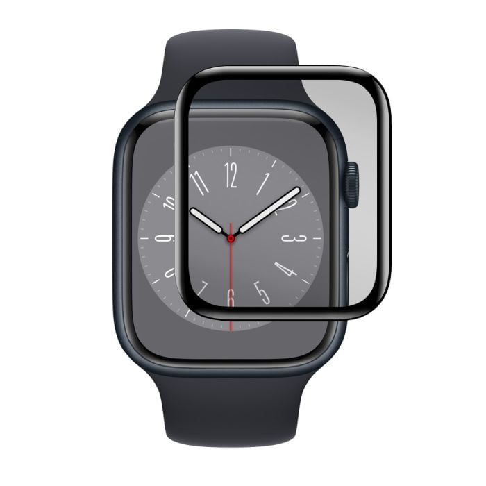 World s Best Screen Protector for Apple Watch Series 7 8 9 45mm Watch 5X Stronger