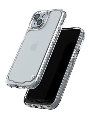 CLCKR Diamond Case with G-Form Protection for Apple iPhone 15 - Clear non Magsafe