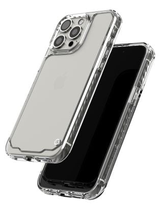CLCKR Diamond Case with G-Form Protection for Apple iPhone 15 Pro Max - Clear non Magsafe
