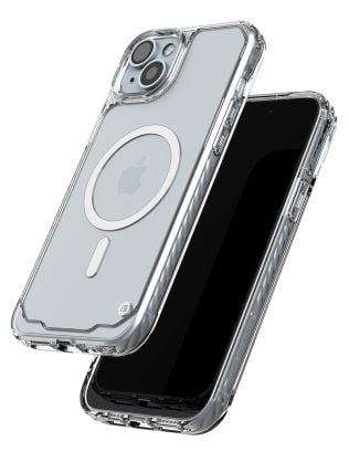 CLCKR Diamond Case with G-Form Protection for Apple iPhone 15 Plus - Clear w/ Magsafe