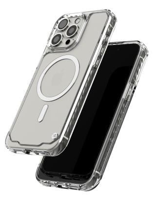 CLCKR Diamond Case with G-Form Protection for Apple iPhone 15 Pro Max - Clear w/ Magsafe