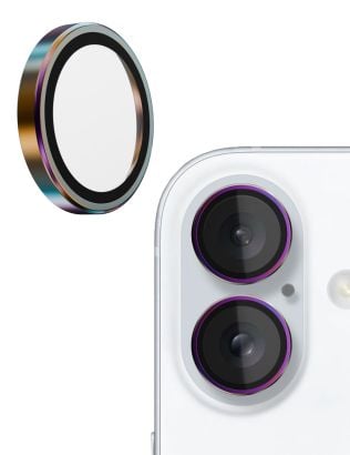 Apple iPhone 16/16 Plus Camera Protector Glass - Iridescent