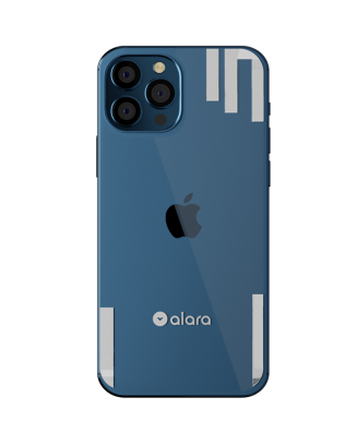 Alara Phone EMF Radiation Protection Transparent Insert for Apple iPhone 12 Pro Max/13 Pro Max 