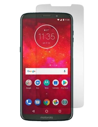 Motorola Moto Z3/Z3 Play Tempered Glass Screen Protector with GuardPlus Promise