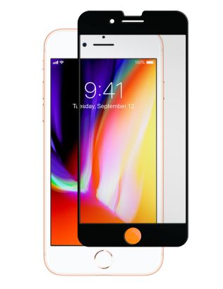 Apple iPhone 7/8 Plus Curved Flexible Screen Protector (Black Border) with GuardPlus Promise