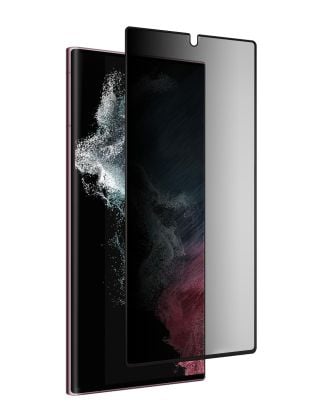 Samsung Galaxy S22 Ultra Curved Flexible Privacy Screen Protector with GuardPlus Promise