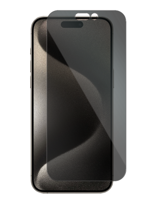 Apple iPhone 15 Pro Max 4 Way Privacy Tempered Glass Screen Protector with GuardPlus Promise