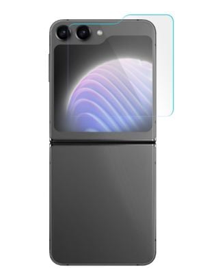 Samsung Galaxy Z Flip6 & Flip5 (Outer Screen) Tempered Glass Screen Protector with GuardPlus Promise