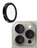 Apple iPhone 16 Pro/16 Pro Max Camera Protector Glass - Black