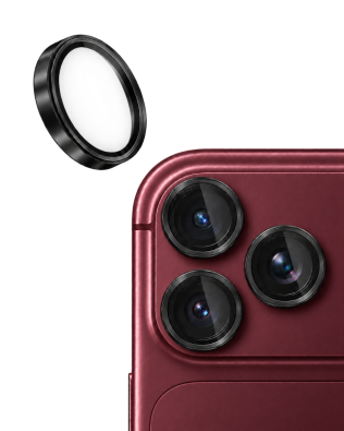 Black camera protectors offset device