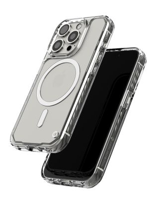 CLCKR Diamond Case with G-Form Protection for Apple iPhone 15 Pro - Clear w/ Magsafe