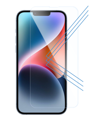 Apple iPhone 13 Pro Max/14 Plus Blue Light Tempered Glass Screen Protector with GuardPlus Promise