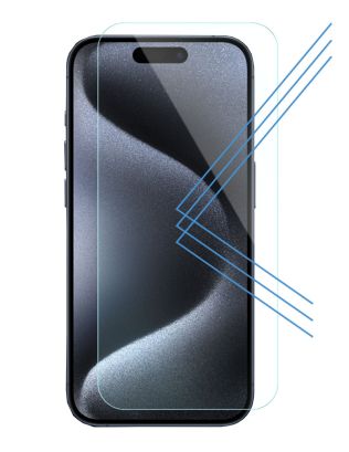 Apple iPhone 15 Pro Blue Light Tempered Glass Screen Protector with GuardPlus Promise