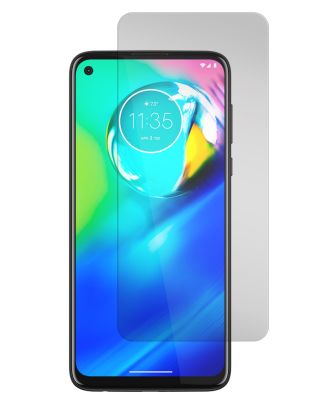 Motorola Moto G Power Tempered Glass Screen Protector On Device