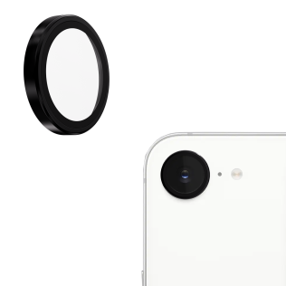 Gadget Guard black camera lens protector for iPhone 16e
