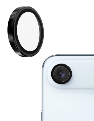 Gadget Guard black camera lens protector for iPhone Air