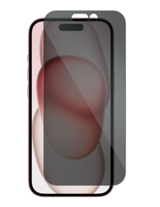 Apple iPhone 15 Plus 4 Way Privacy Tempered Glass Screen Protector with GuardPlus Promise