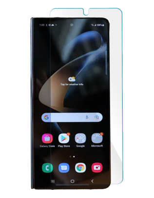 Samsung Galaxy Z Fold5 (Outer Screen) Tempered Glass Screen Protector with GuardPlus Promise