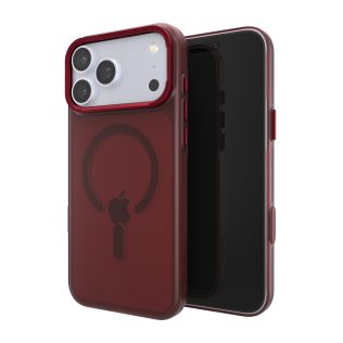 Wine Slim Guard iPhone case shown from front and back.