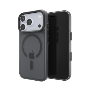 Smoke Slim Guard iPhone case shown from front and back.
